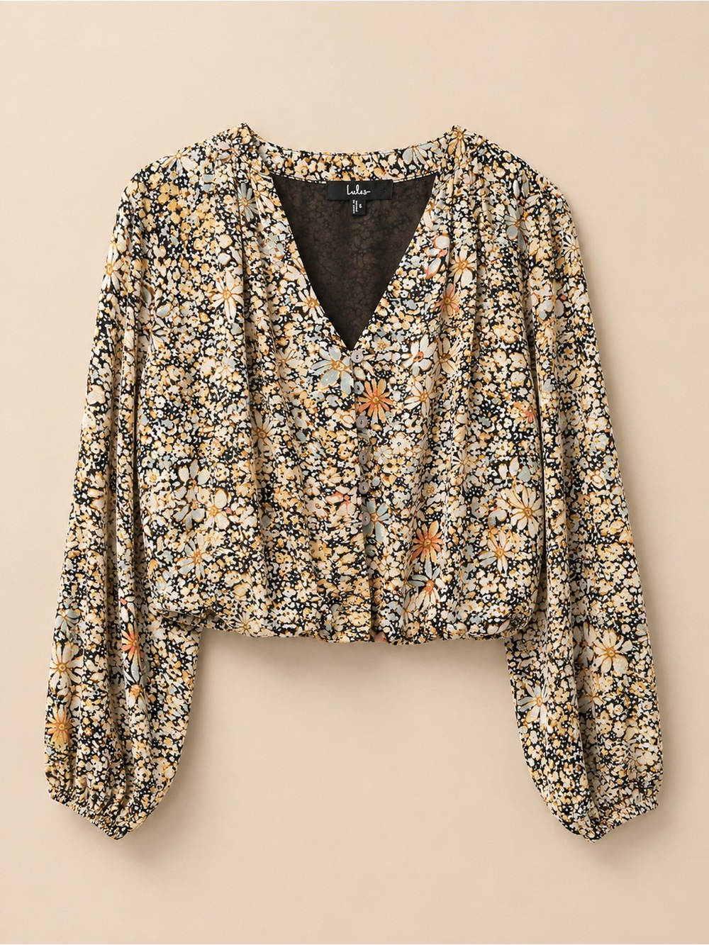 Lulus Floral Long Sleeve Size S